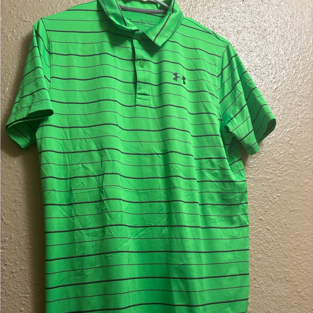light green shirt